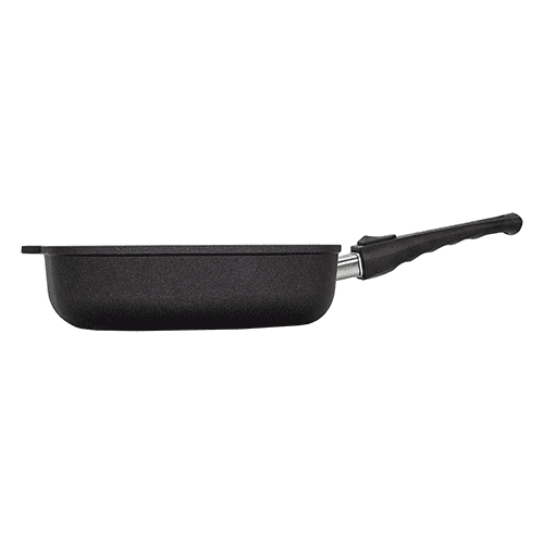 Eurolux Squeezed Hapjespan met afneembare steel 28 x 28 x 6,5 cm flexinductie / combizone Bosch en Siemens Compatible - Image 3